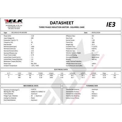 Drehstrommotoren | 3EL090L4D-FA-A0-000