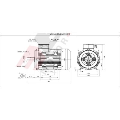 Drehstrommotoren - 3EL132S4C-FA-B0-000