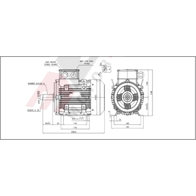 Drehstrommotoren | 3EL100L4C-FA-A0-000